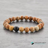 TCC™ Picture Jasper & Matt Onyx Stone Couple Bracelet